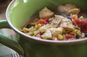 chicken fajita soup