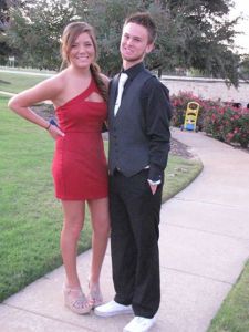 Senior homecoming. They were dating other people at this point.